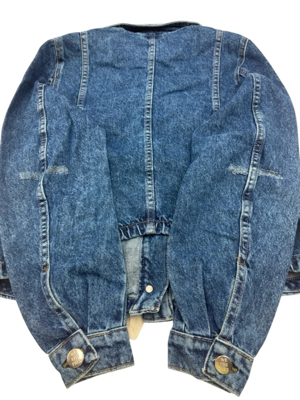 Free People We The Free Jade Denim Jacket Size Small - Picture 8 of 16